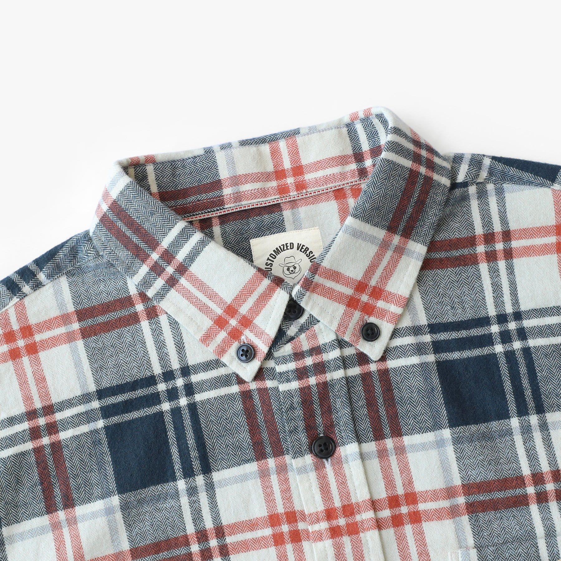 Men's Plaid Flannel Long Sleeve Shirts #0358