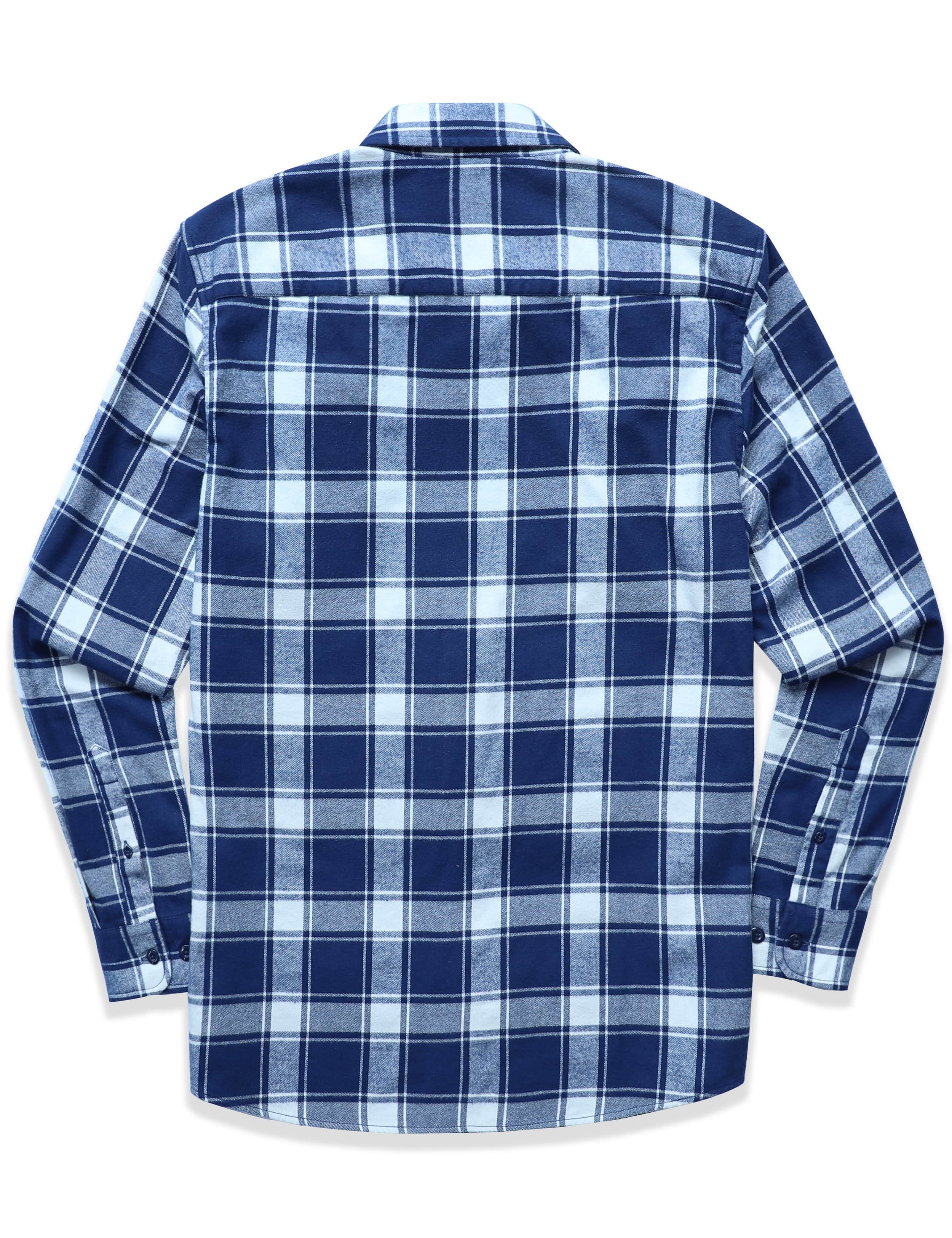 Men's Plaid Flannel Long Sleeve Shirts #0346