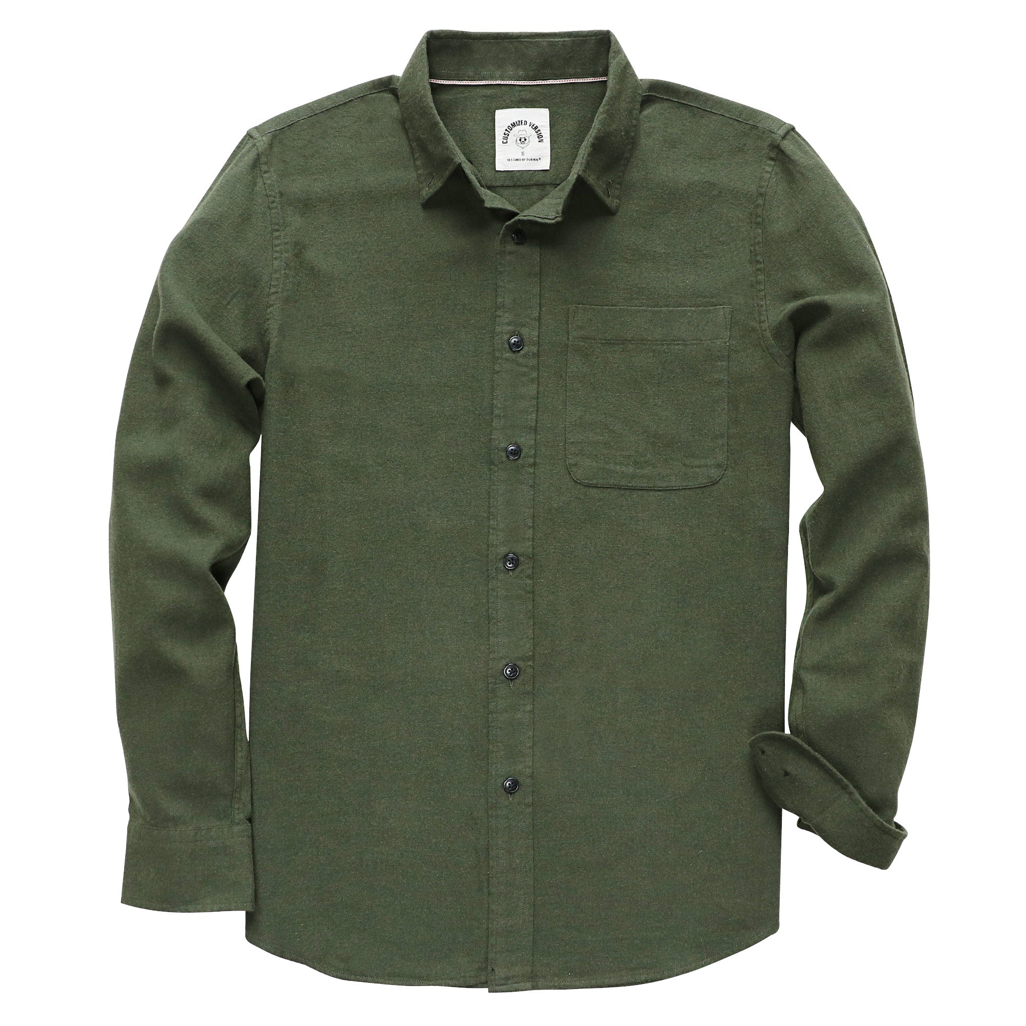 Men's Plaid Flannel Long Sleeve Shirts #0302