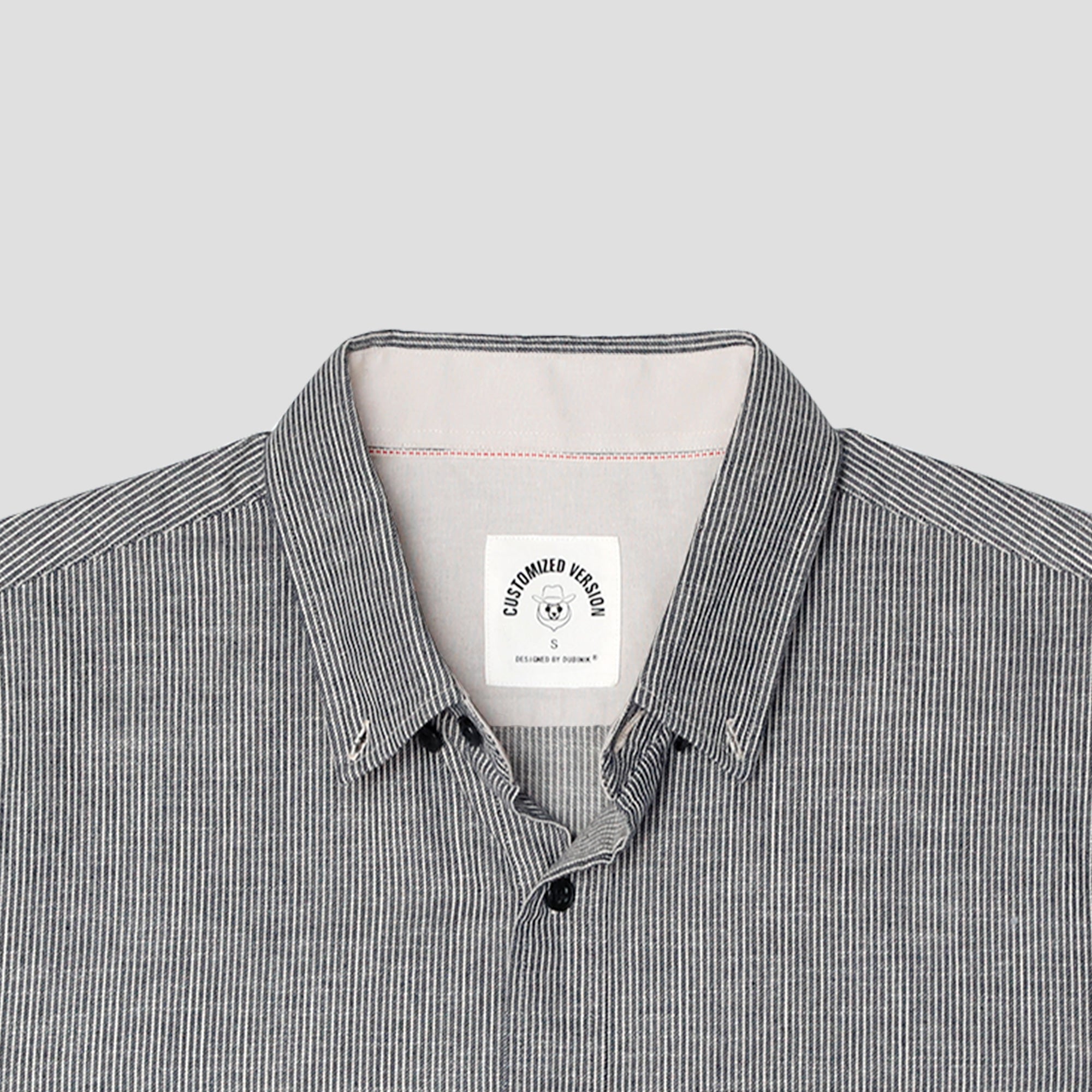 Men's casual short-sleeved cotton shirt #0038