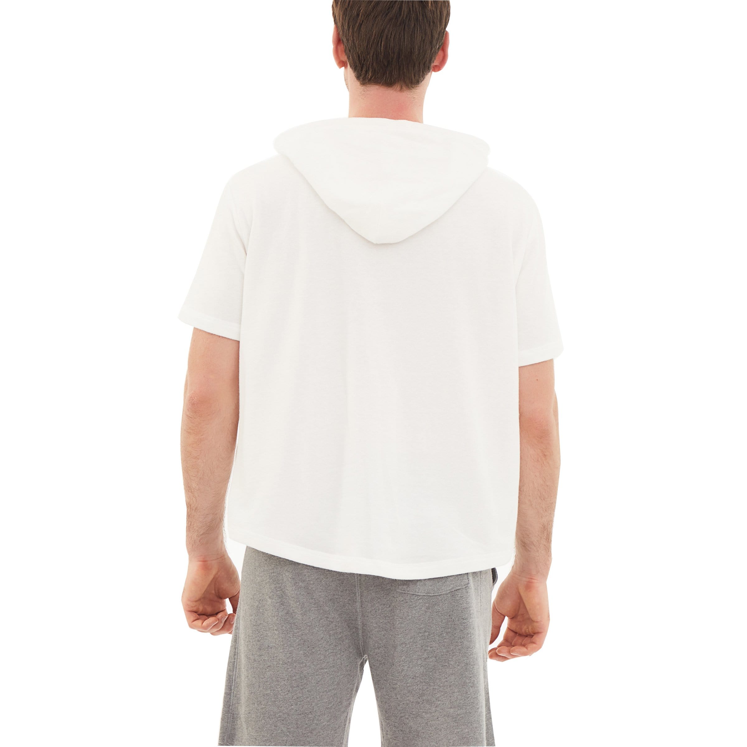 Men's Hoodies short-sleeved hooded sweatshirt #0606