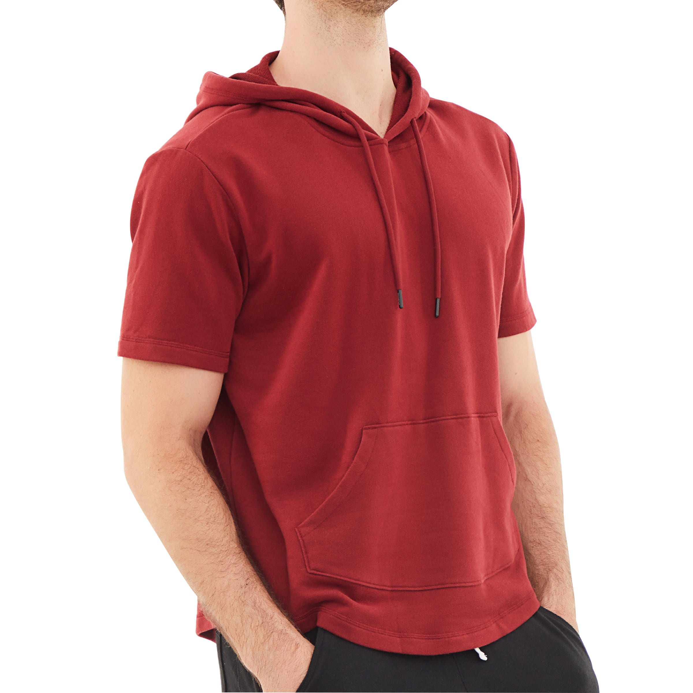 Men's Hoodies short-sleeved hooded sweatshirt #0603