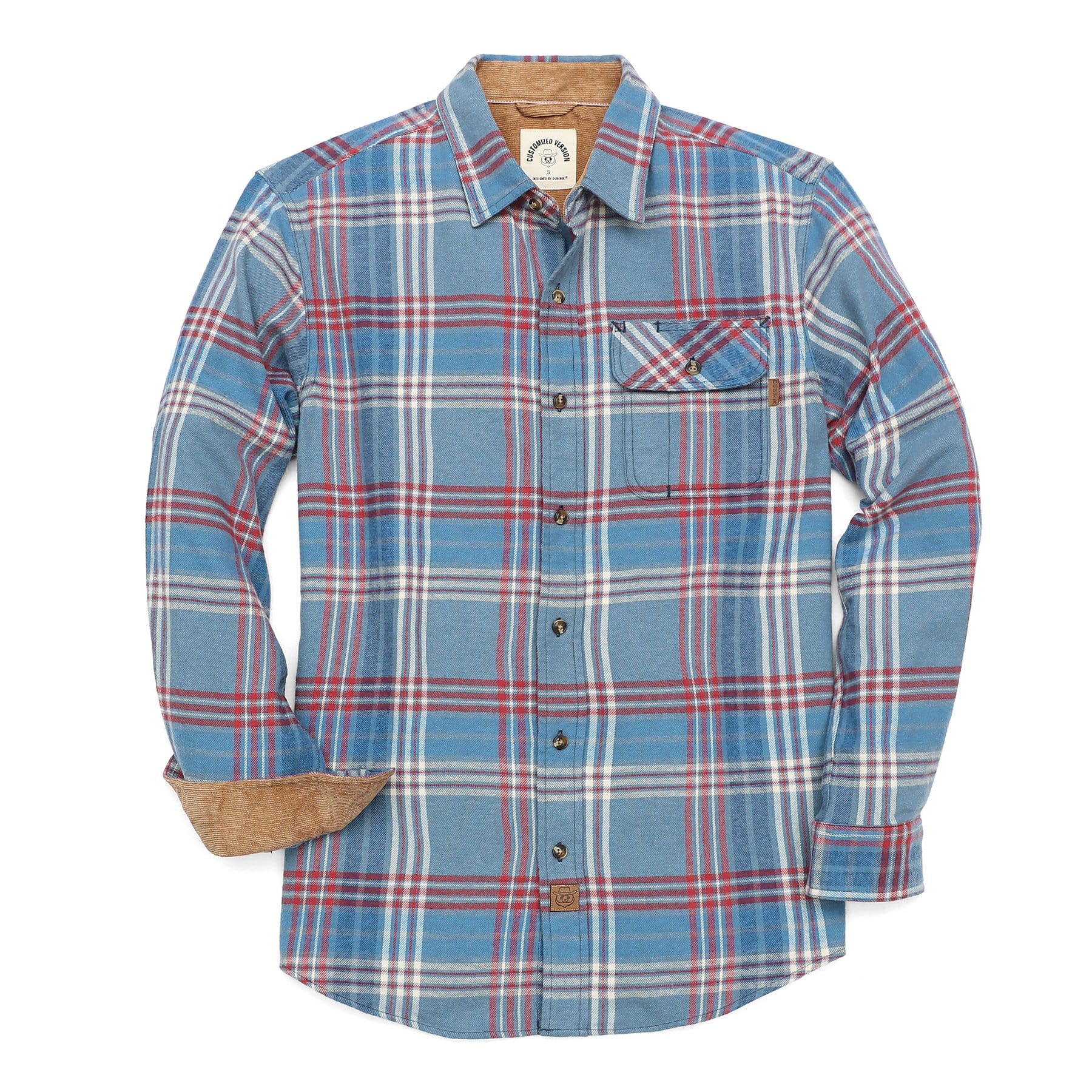 Mens Flannel Shirts Long Sleeve Casual #1021