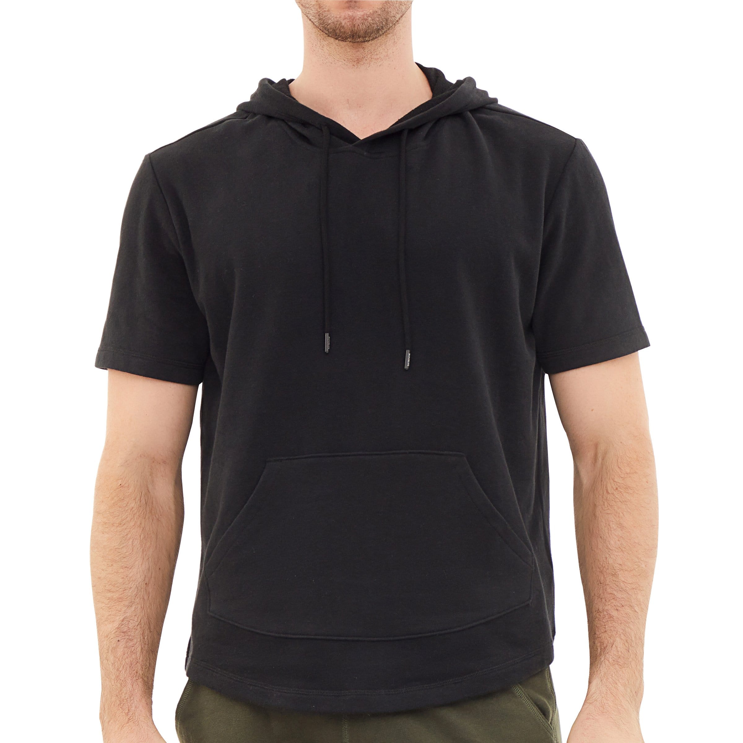 Men's Hoodies short-sleeved hooded sweatshirt #0601
