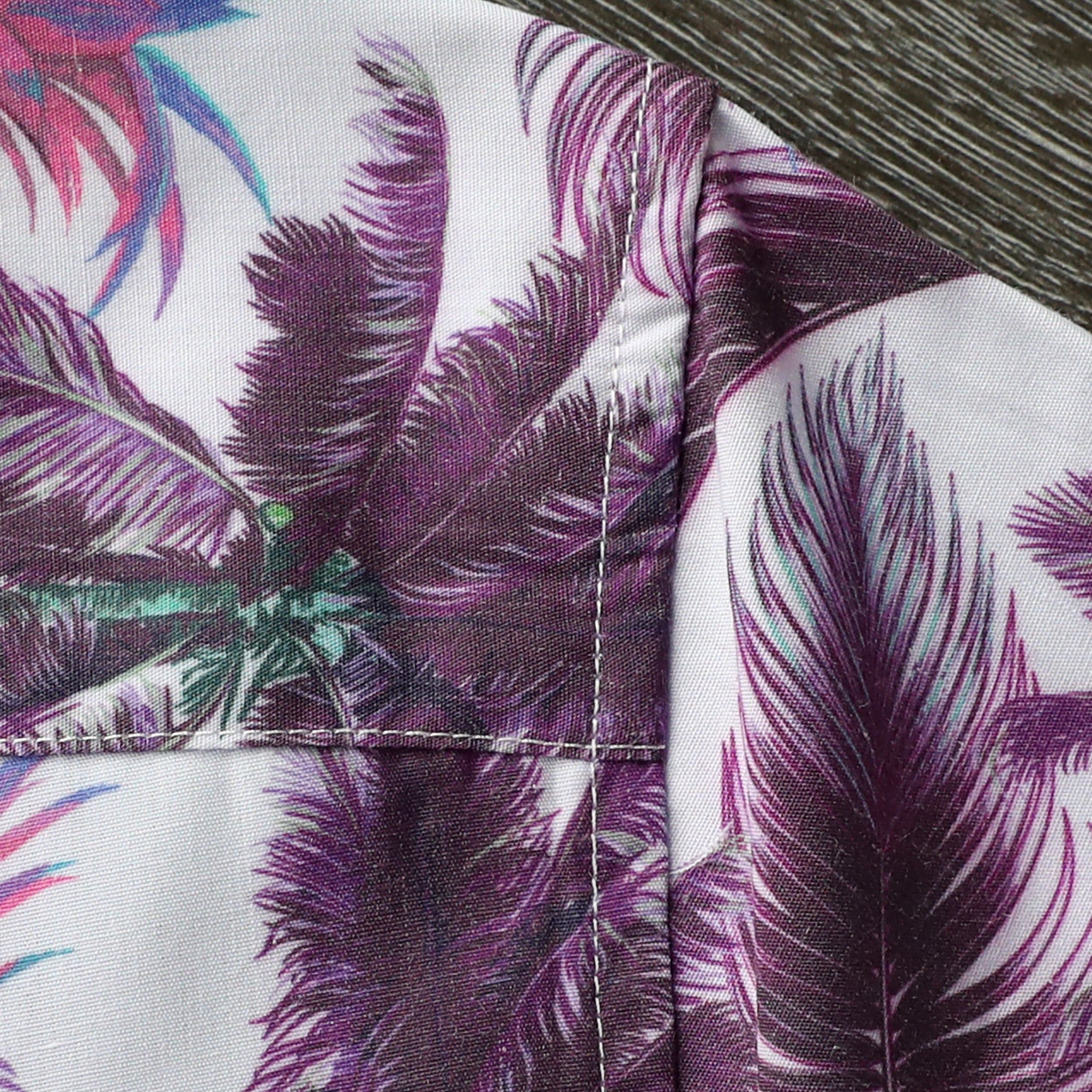 Hawaiian Shirt for Men Aloha Tropical Short Sleeve Button Down Print Beach Shirts #2621